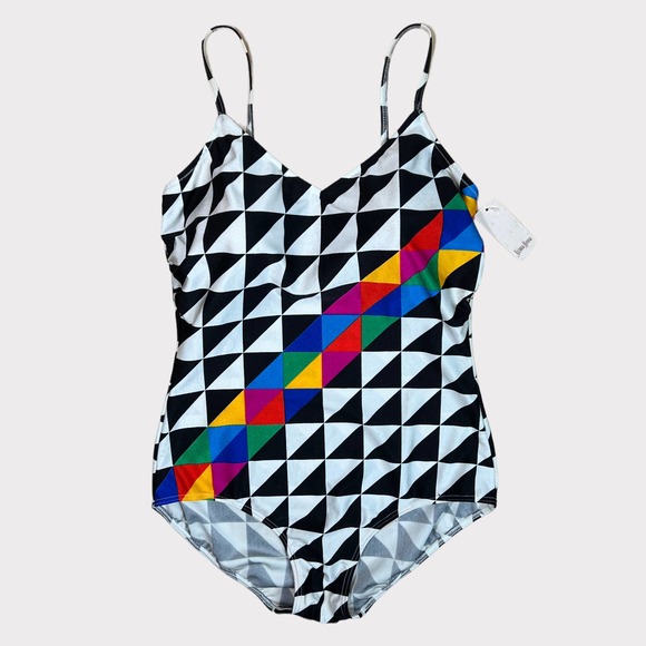 Vintage (38-16-C) Neiman Marcus One-Piece Bathing Suit Deadstock - Picture 1 of 16